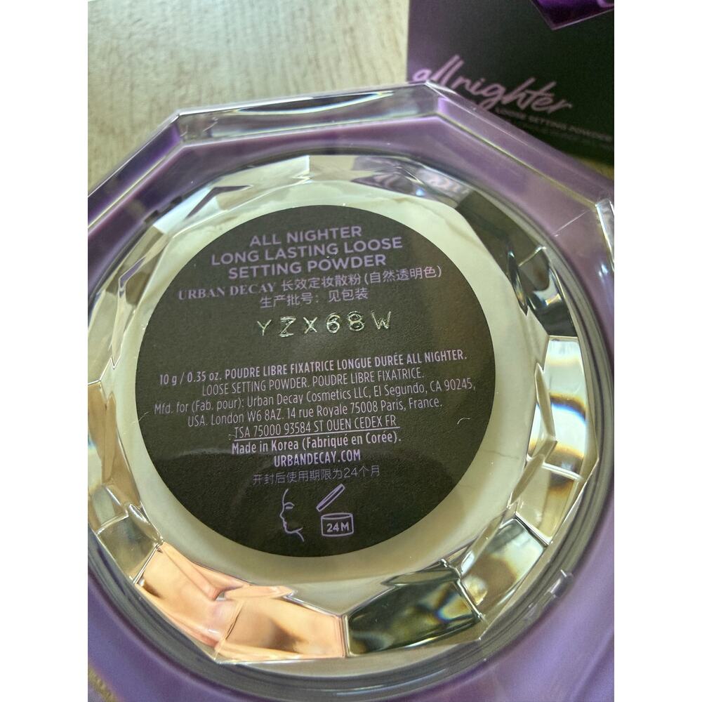 $39 New Urban Decay All Nighter Loose Setting Powder Translucent 10g Full Size - Picture 3 of 7